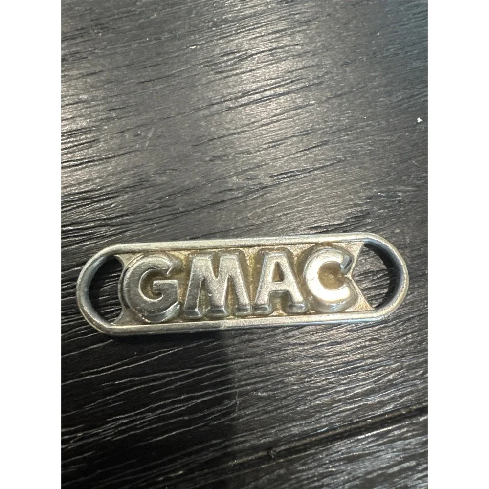 GMAC Keychain Key Chain Fob Lost Return Double Ring USA‎ Metal